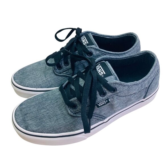 Vans Atwood Deluxe Comfort Skate Shoes Gray Mens Size 8 Sneakers Low Top VGC - Picture 2 of 10